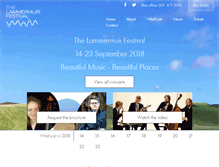 Tablet Screenshot of lammermuirfestival.co.uk